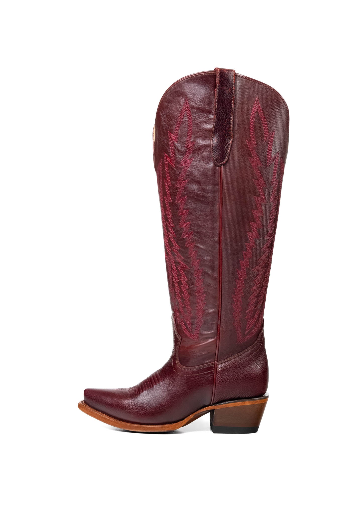 Presley Tall Wide Calf Snip Toe Cowgirl Boot