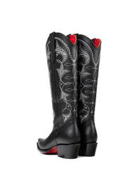 Jolene Tall Red Bottom Snip Toe Cowgirl Boot