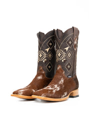 Men's Cowhide Square Toe Cowboy Boot Size 10 Box NM104