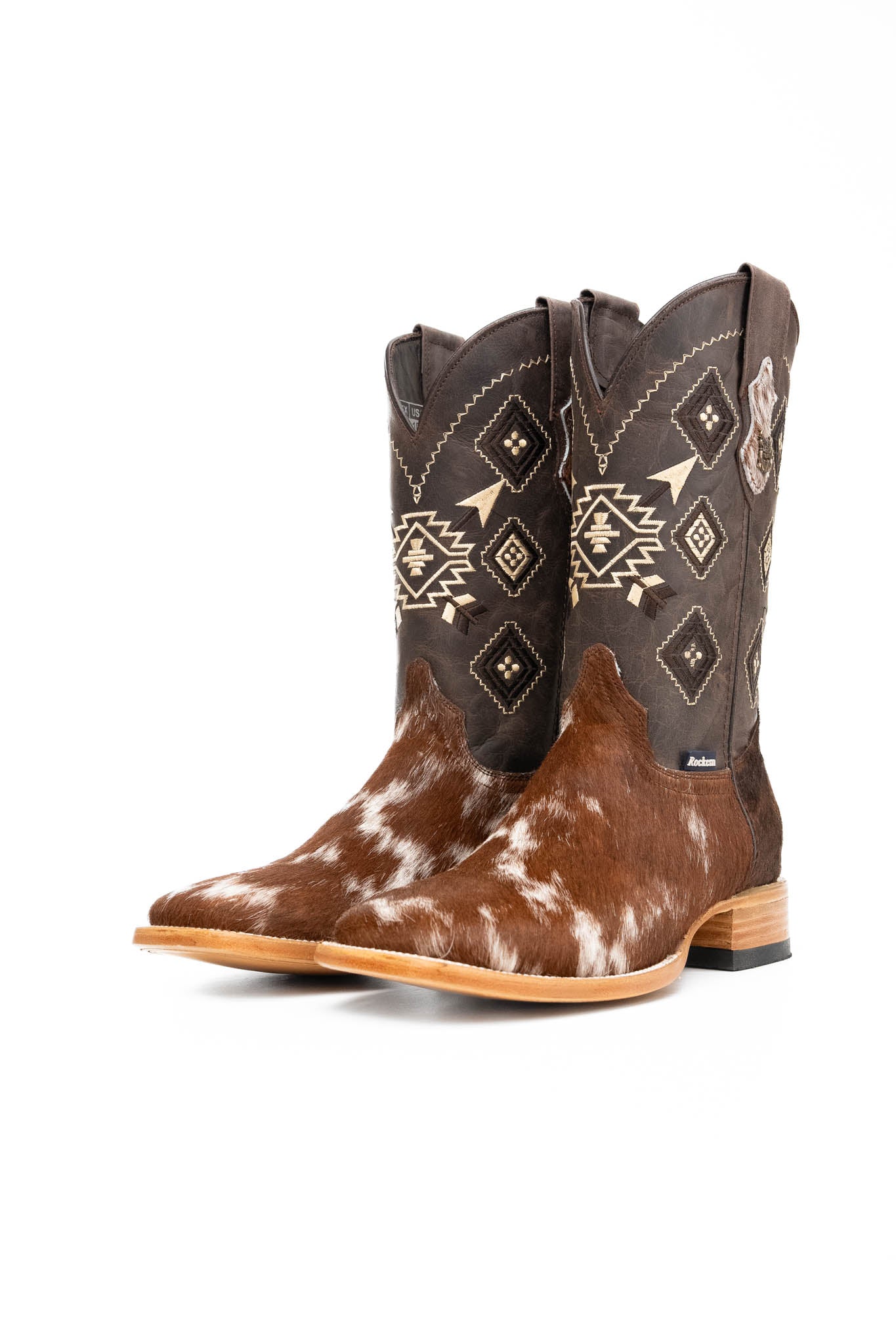 Men's Cowhide Square Toe Cowboy Boot Size 10.5 Box NM105