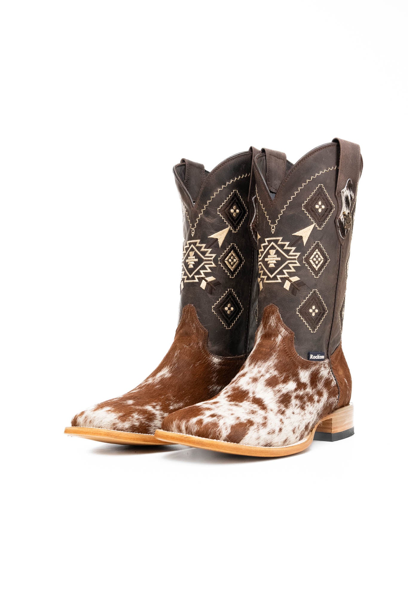 Men's Cowhide Square Toe Cowboy Boot Size 10.5 Box NM106