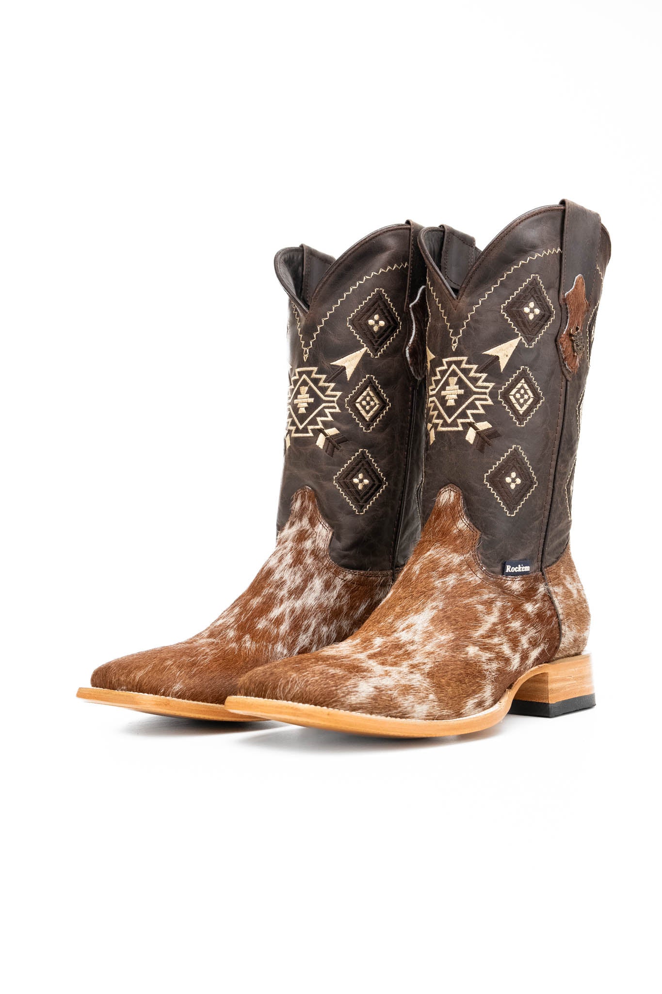 Men's Cowhide Square Toe Cowboy Boot Size 12 Box NM112