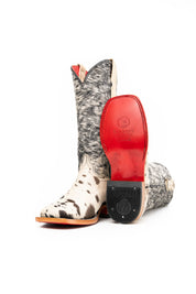 Katherine Cowhide Red Bottom Square Toe Cowgirl Boot Size 5 Box NW39