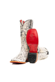 Katherine Cowhide Red Bottom Square Toe Cowgirl Boot Size 7 Box NW49