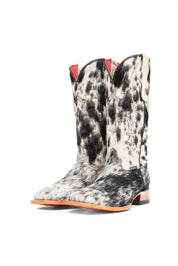 Katherine Cowhide Red Bottom Square Toe Cowgirl Boot Size 8.5 Box NW58