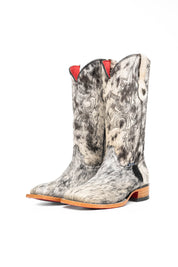 Katherine Cowhide Red Bottom Square Toe Cowgirl Boot Size 9 Box NW59