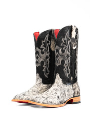 Katherine Cowhide Red Bottom Square Toe Cowgirl Boot Size 9.5 Box NW63