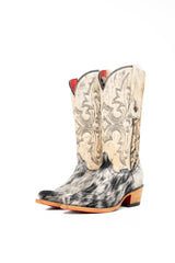 Katherine Snip Toe Cowhide Cowgirl Boot Size 5 Box NW68