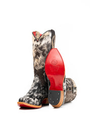 Katherine Snip Toe Cowhide Cowgirl Boot Size 6.5 Box NW76