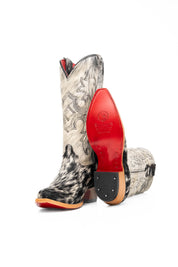 Katherine Snip Toe Cowhide Cowgirl Boot Size 7.5 Box NW81