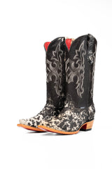 Katherine Snip Toe Cowhide Cowgirl Boot Size 10 Box NW94
