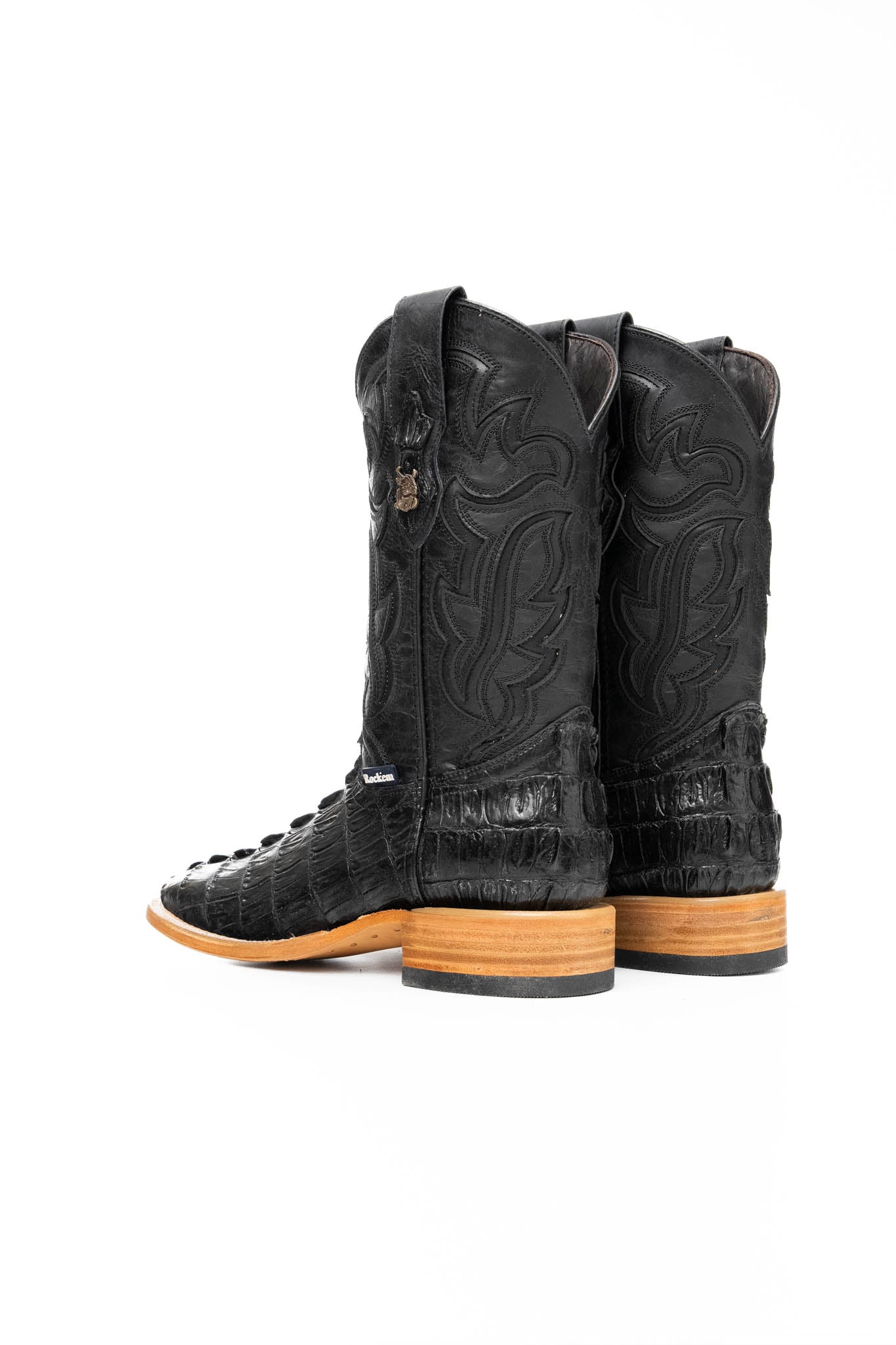 Bruce Caiman Tail Square Toe Cowboy Boot