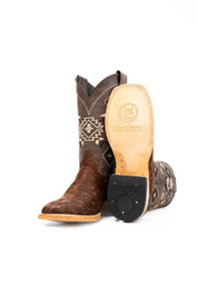 Men's Cowhide Square Toe Cowboy Boot Size 6 Box NM87