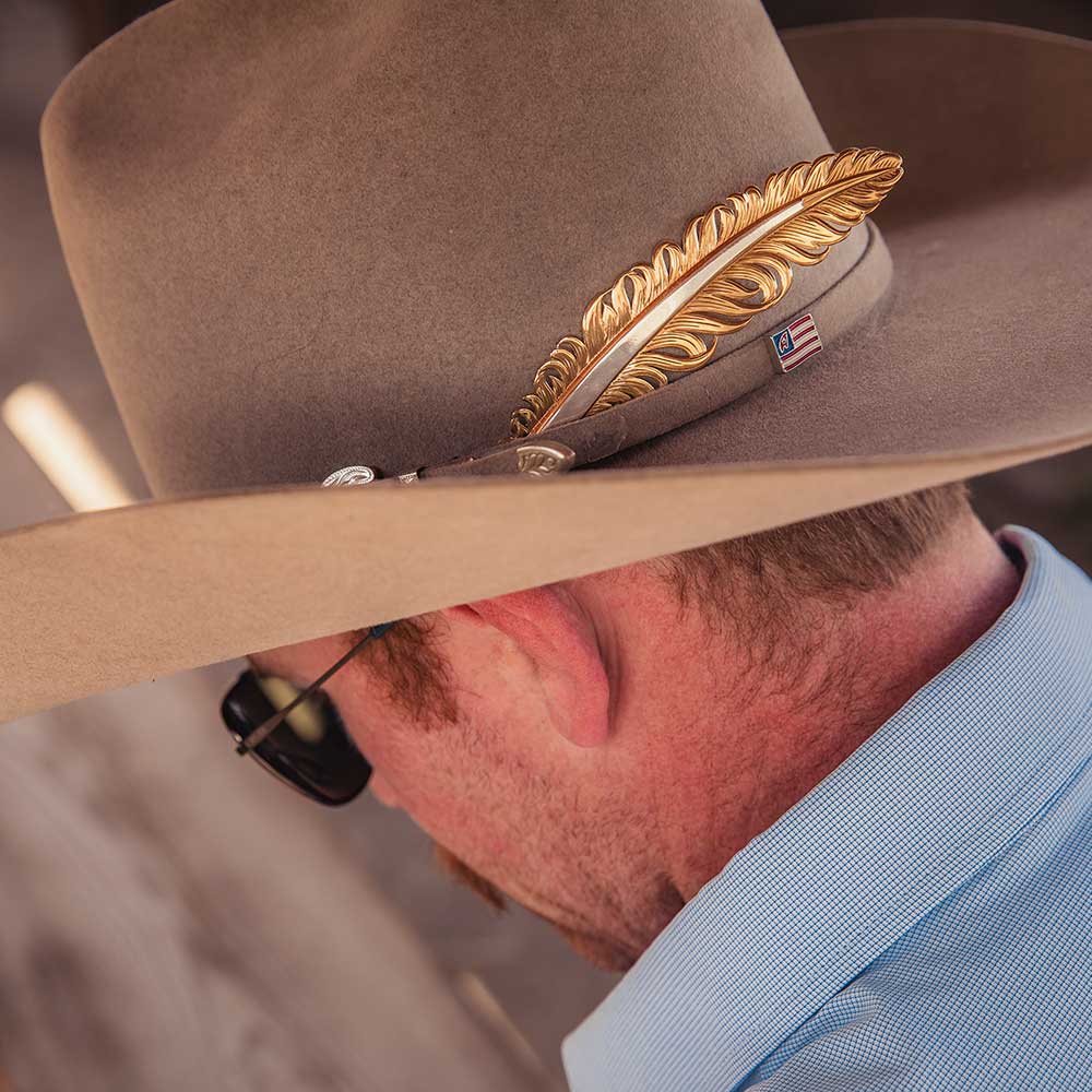 Montana Hat Feathers Golden Hat Feather