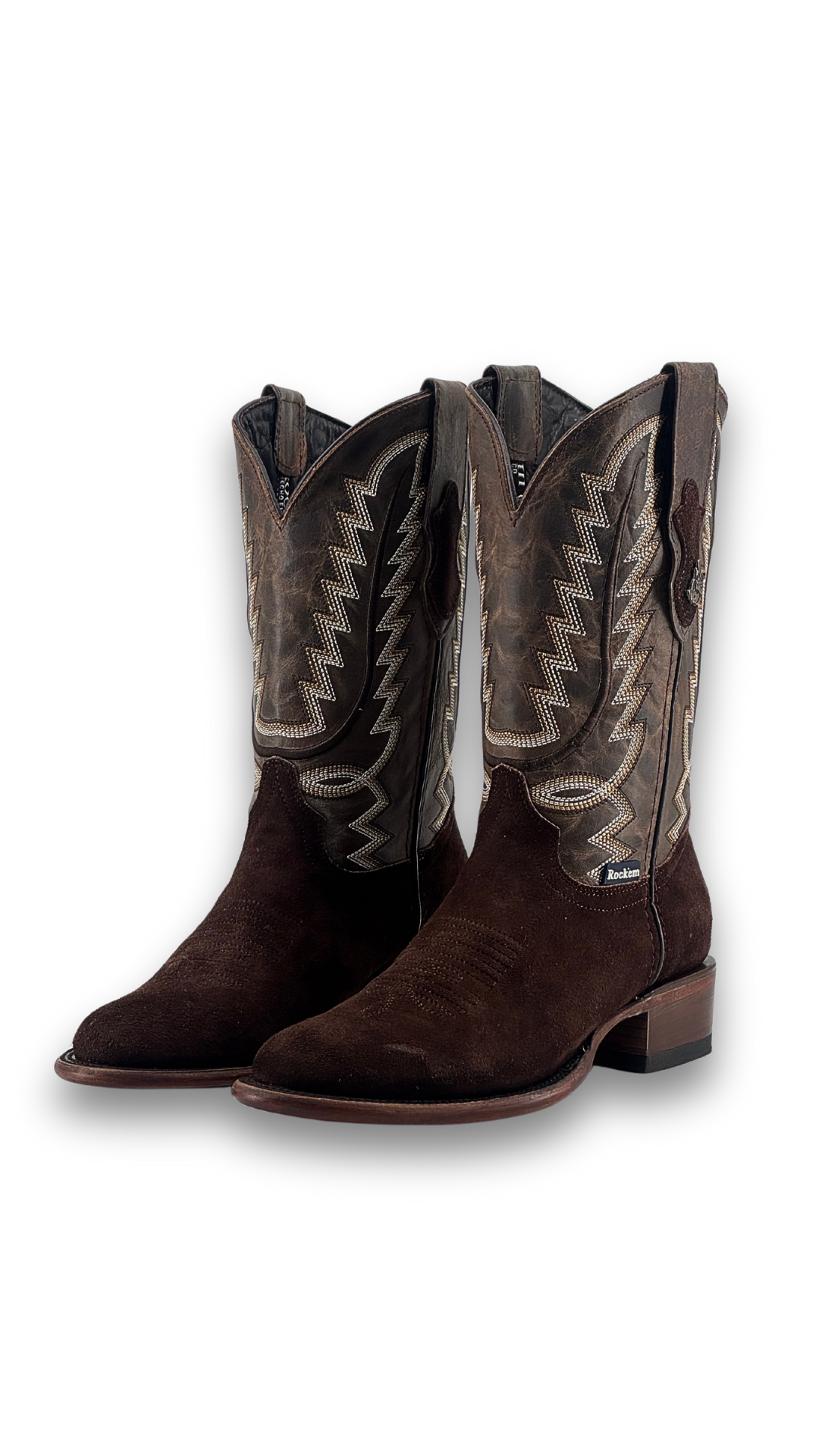 Marvin Roughout Round Toe Cowboy Boot