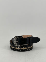 Buckle Rhinestone Studded Belt