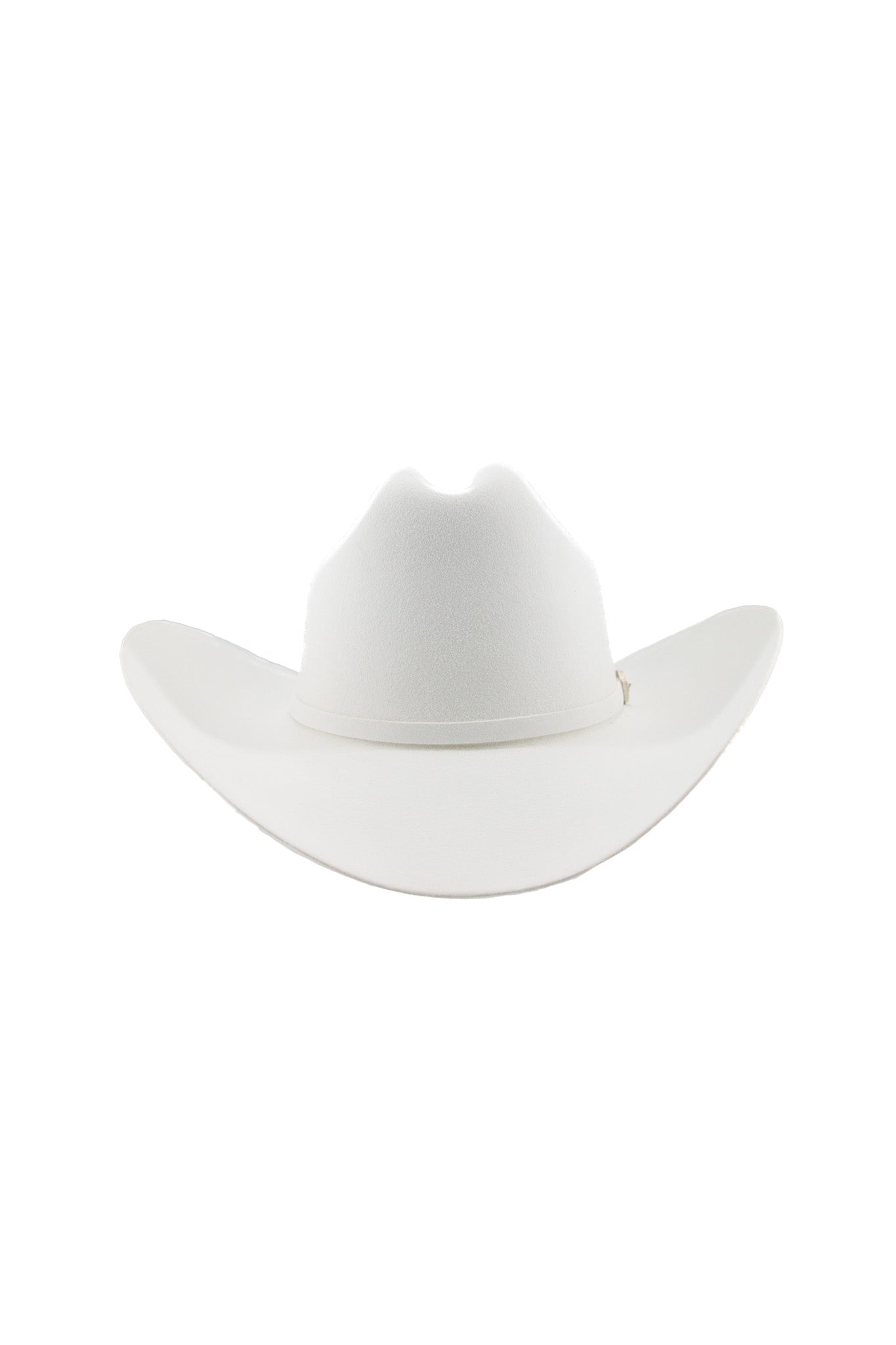 Larry Mahan 6X White Real Felt Cowboy Hat