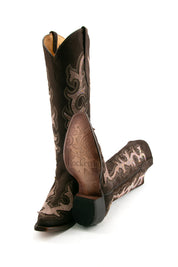 Azalea Rhinestone Nobuck Tall Cowgirl Boots