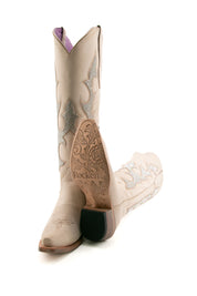 Makayla Nobuck Tall Snip Toe Cowgirl Boots