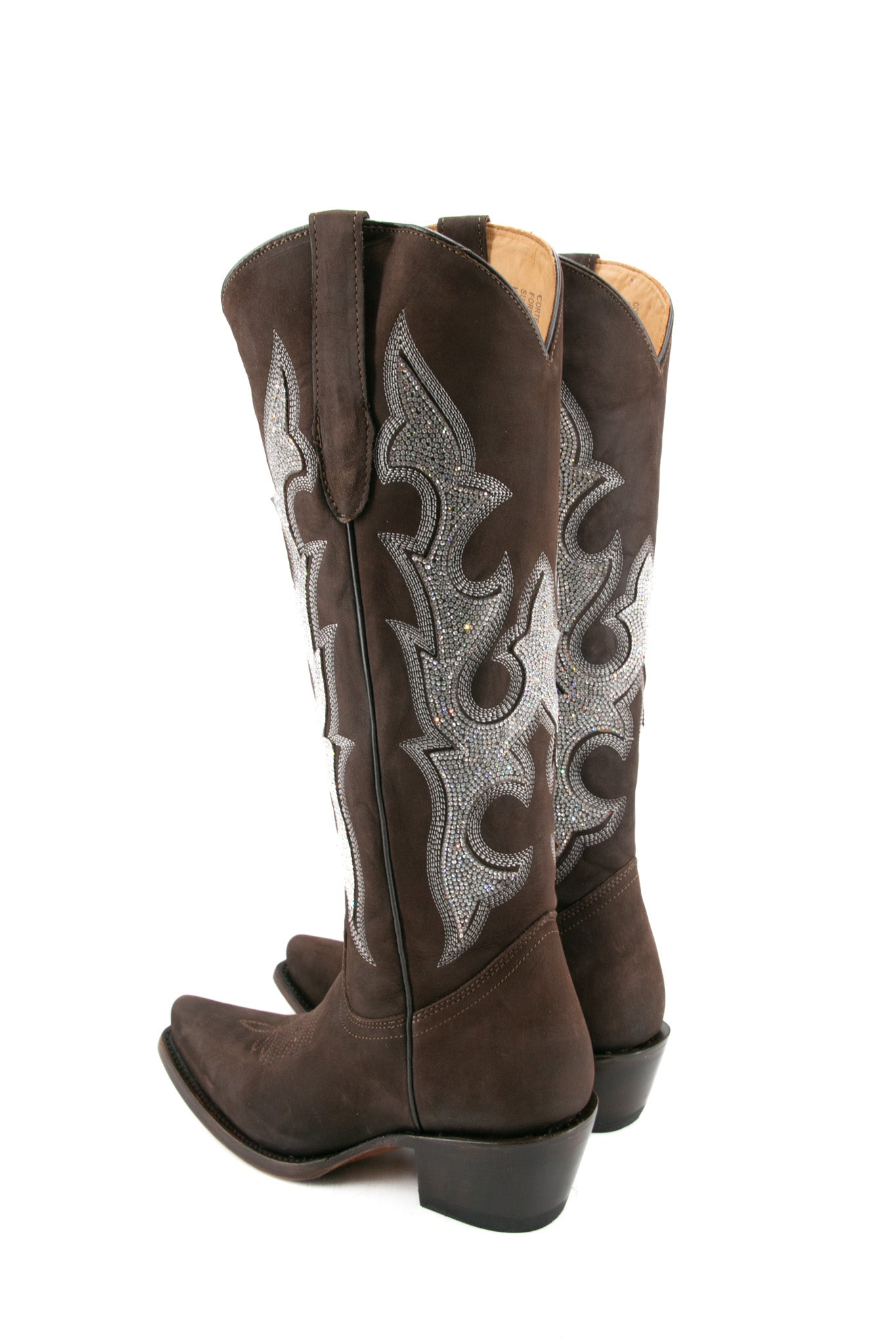 Makayla Nobuck Tall Snip Toe Cowgirl Boots