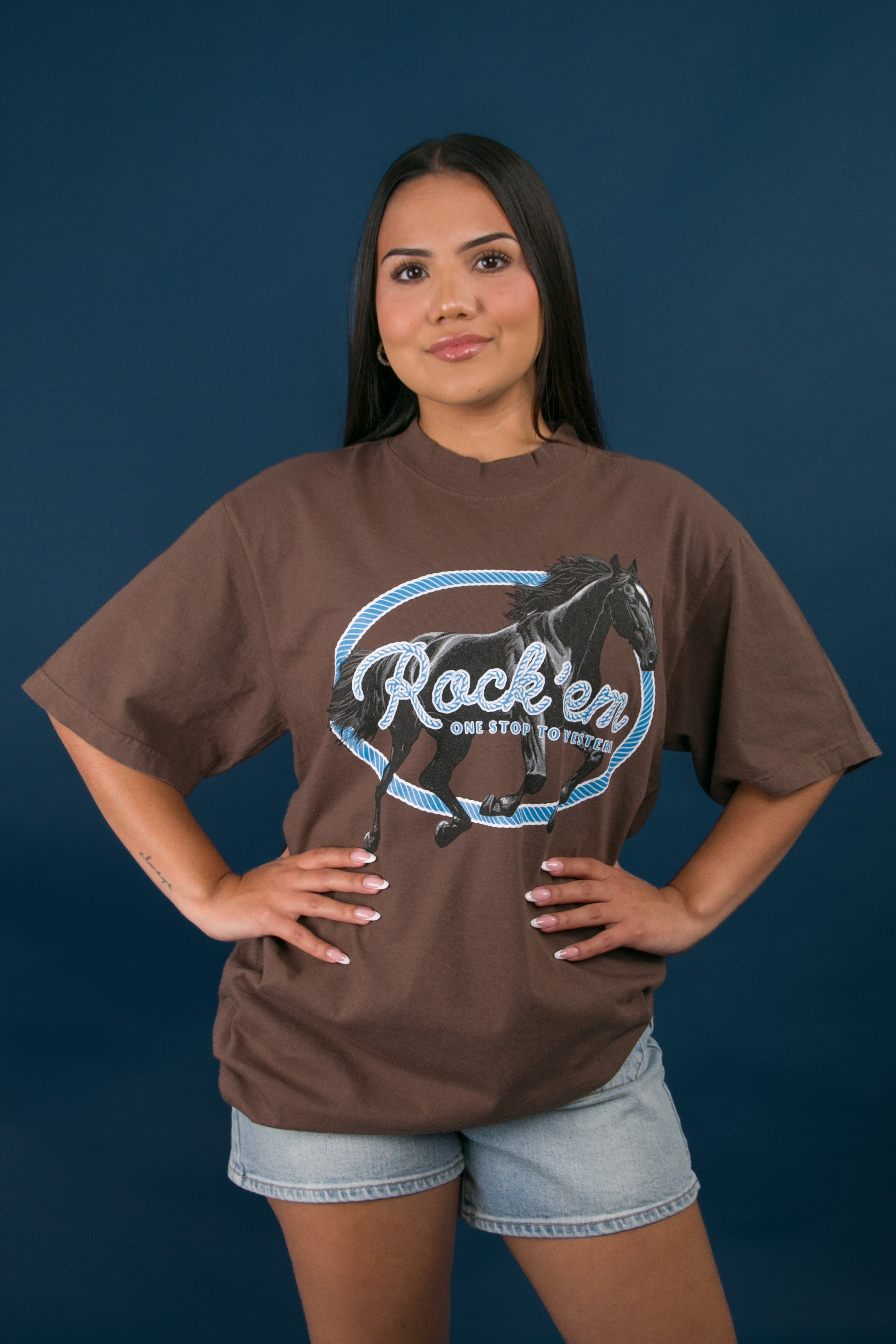 Rock'em One Stop To Western T-Shirt