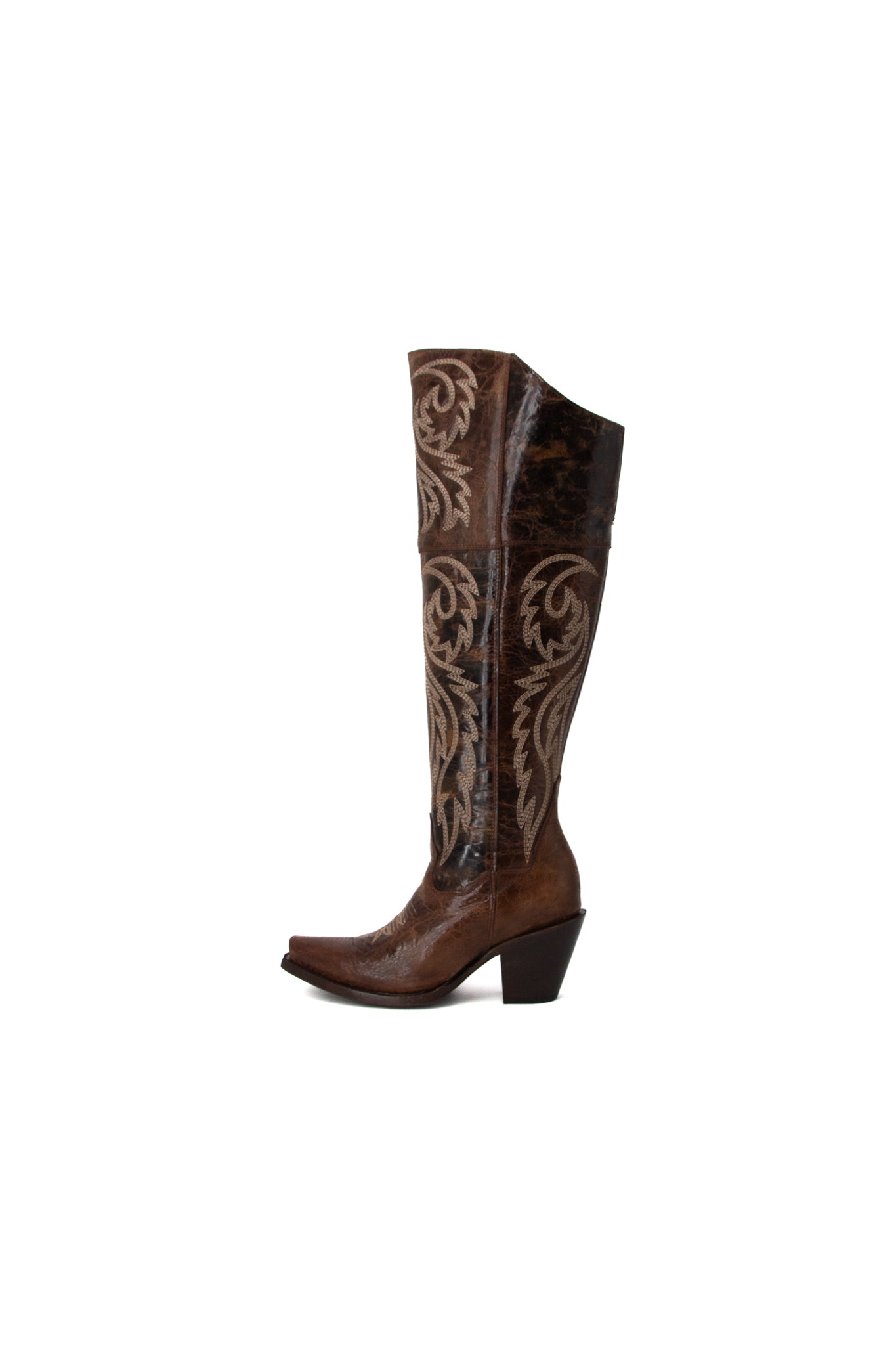 Knee high cowboy hot sale boots for women