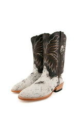 Men's Round Toe Cowhide Cowboy Boot Size 8 Box BM32 FINAL SALE