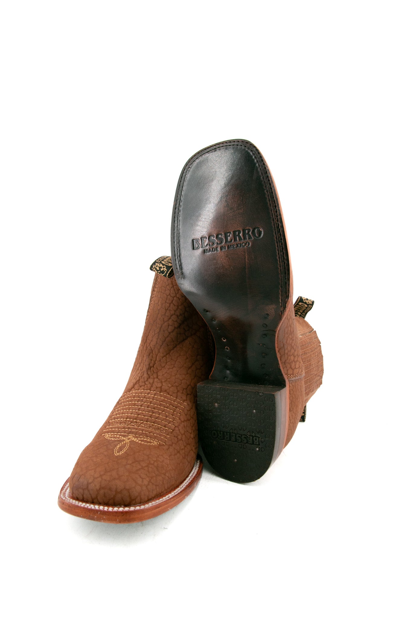 Bessero Cuero Cuello deToro Square Toe Men's Botin