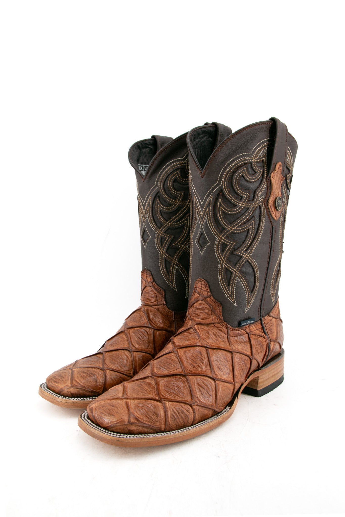 Big Bass Pirarucu Square Toe Cowboy Boots