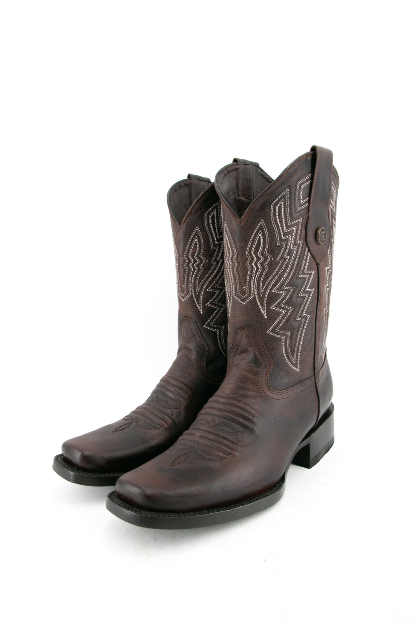 Falcon Rust Rodeo Toe Cowboy Boot