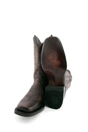 Falcon Rust Rodeo Toe Cowboy Boot