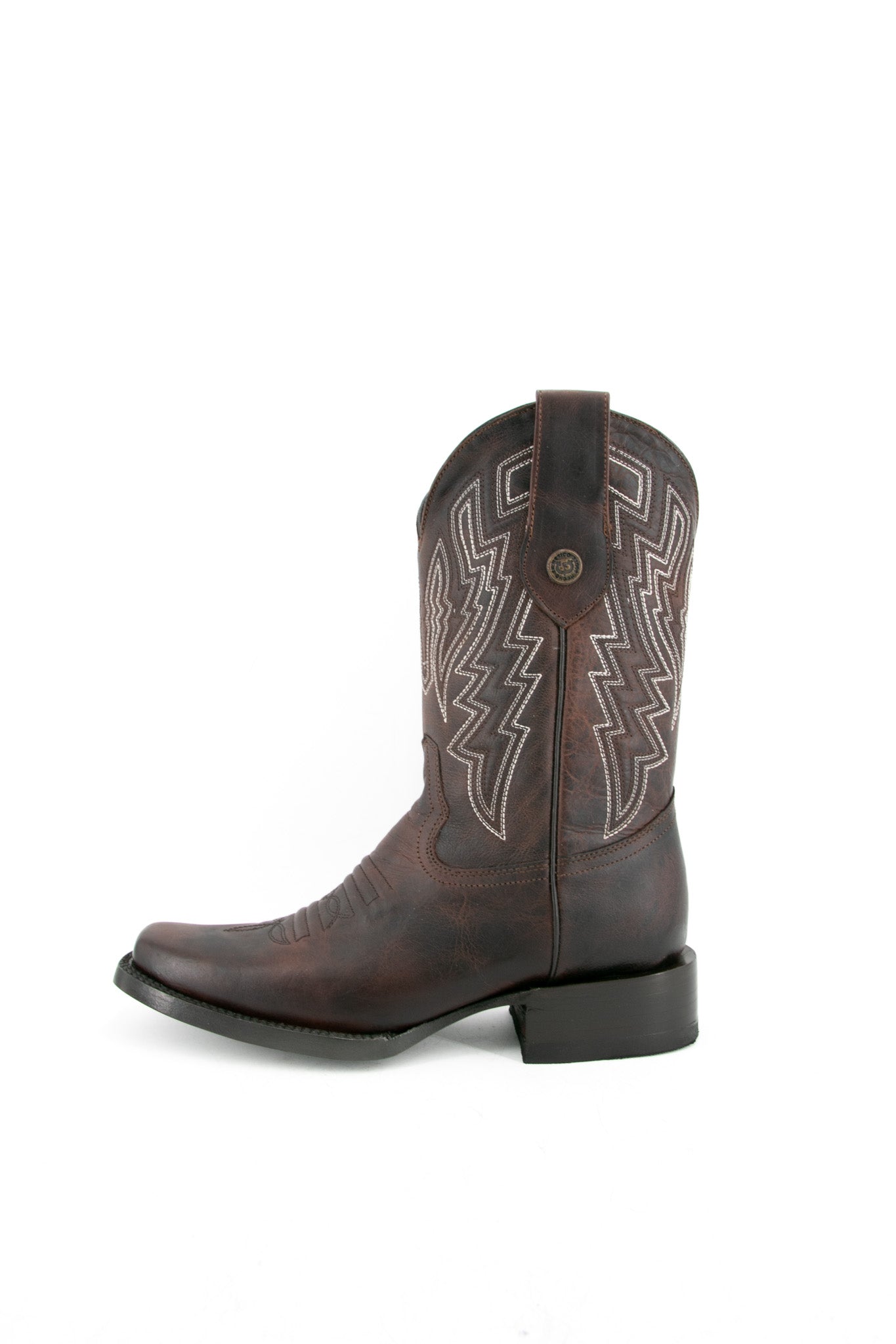 Falcon Rust Rodeo Toe Cowboy Boot