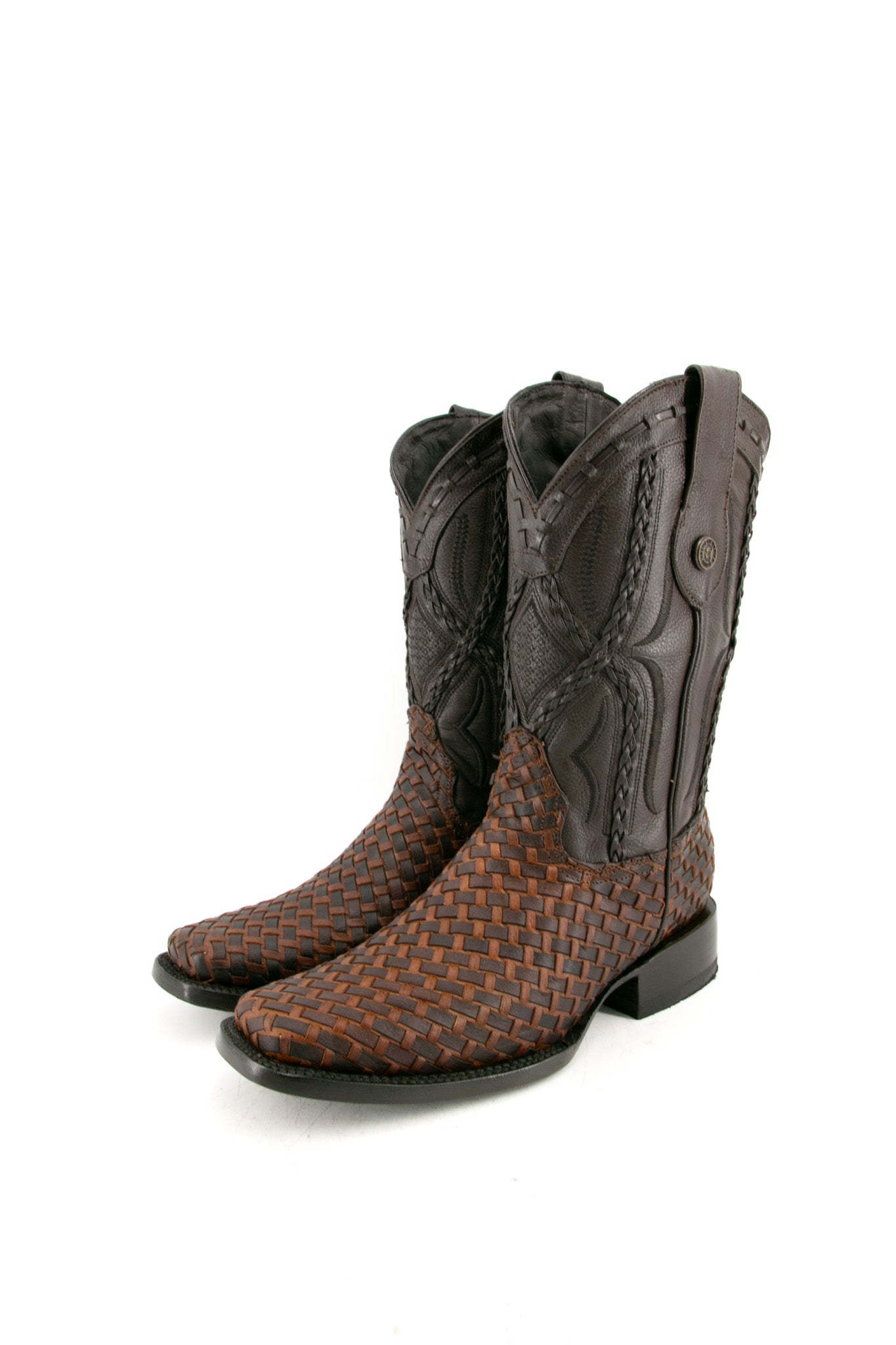 Woven Rodeo Cowboy Boot