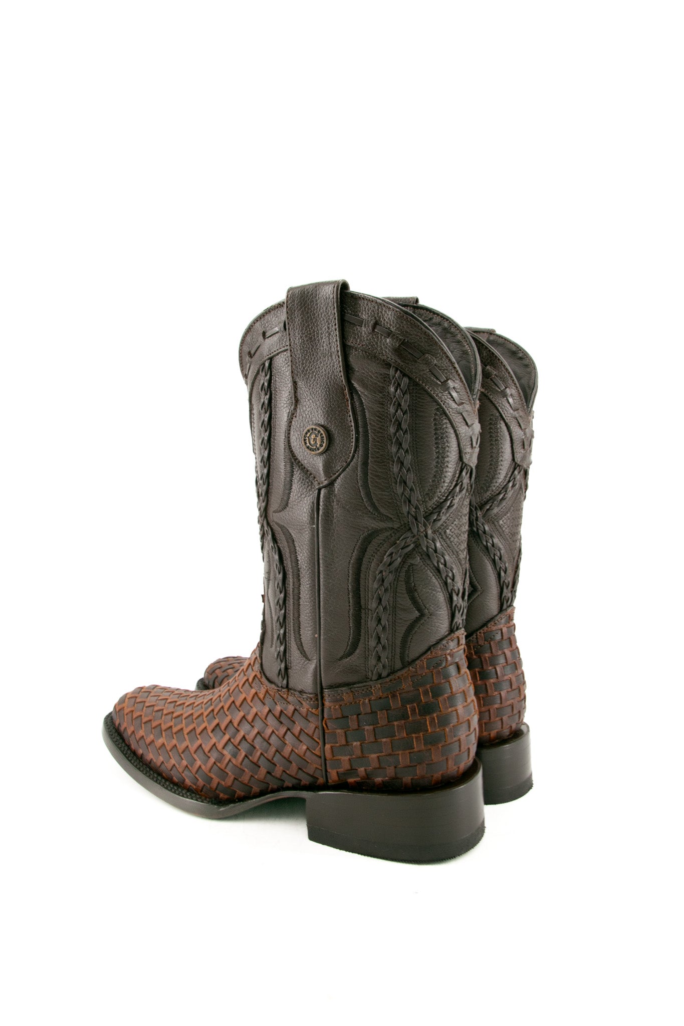 Woven Rodeo Cowboy Boot