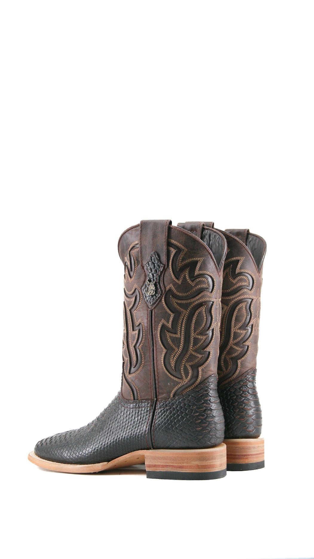 Bruce Python Square Toe Cowboy Boot