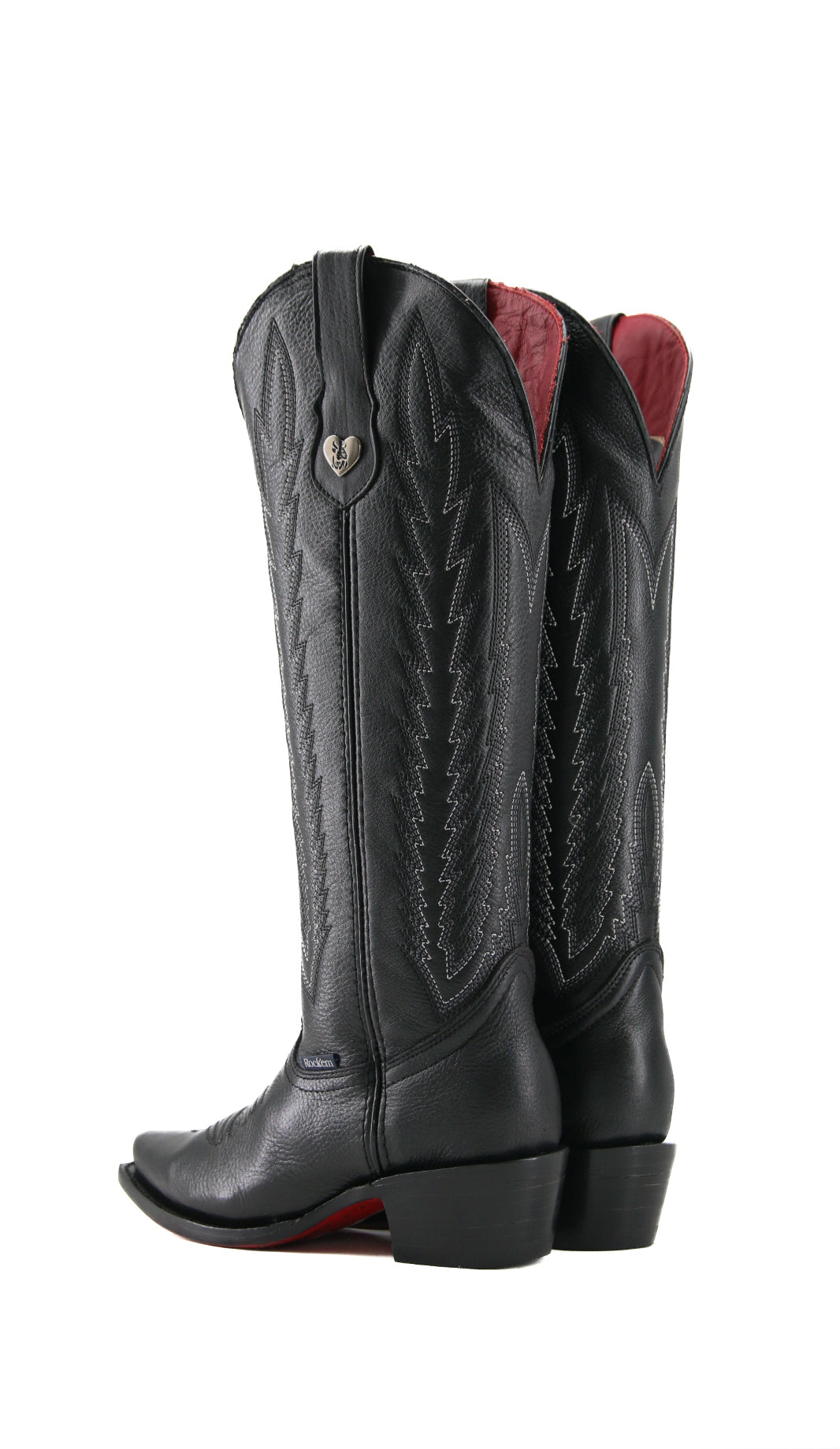 Eleanor Tall Red Bottom Snip Toe Cowgirl Boot