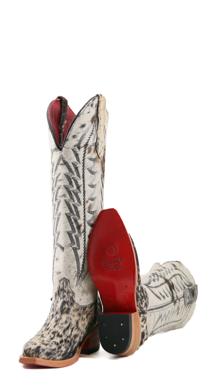 Charlotte Tall Cowhide Snip Toe Cowgirl Boot Size 5 Box IW1