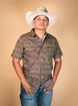 Platini Short Sleeve Zach Pearl Snap