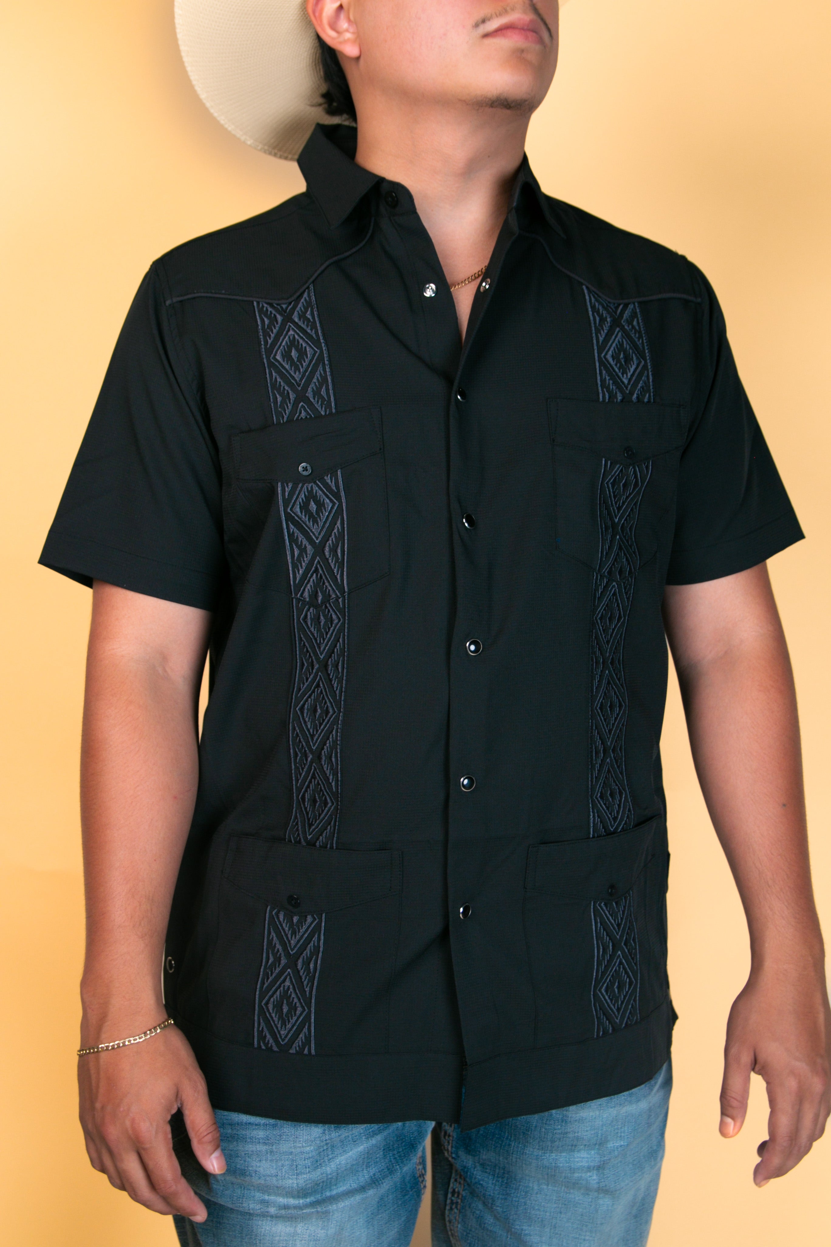 Platini Guayabera Pearl Snap – Rock'Em