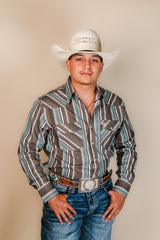 American West Long Sleeve Hayden Pearl Snap