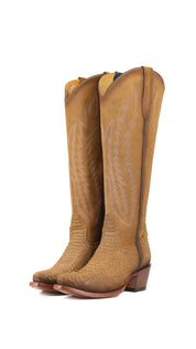 Presley Matte Python Tall Snip Toe Cowgirl Boot