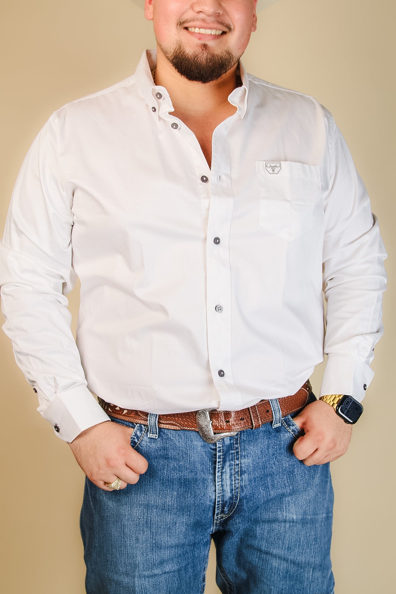 Platini Long Sleeve Rolex Button Up