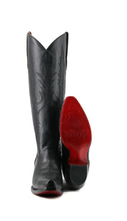 Scarlett Tall Red Bottom Snip Toe Cowgirl Boot