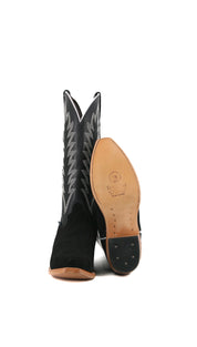 Sierra Roughout Snip Toe Cowgirl Boot