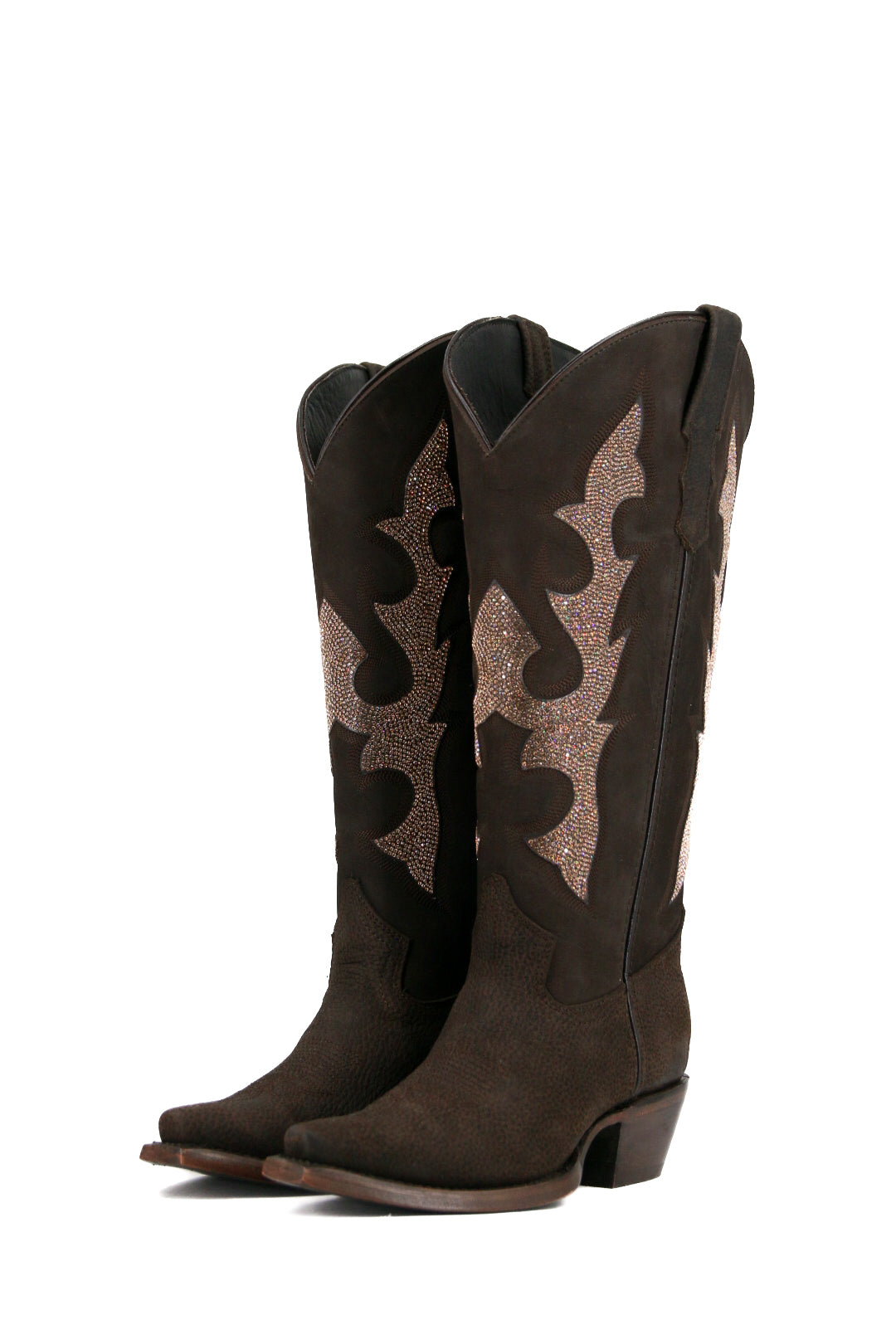 Makayla Snip Toe Midi Wide Calf Cowgirl Boot