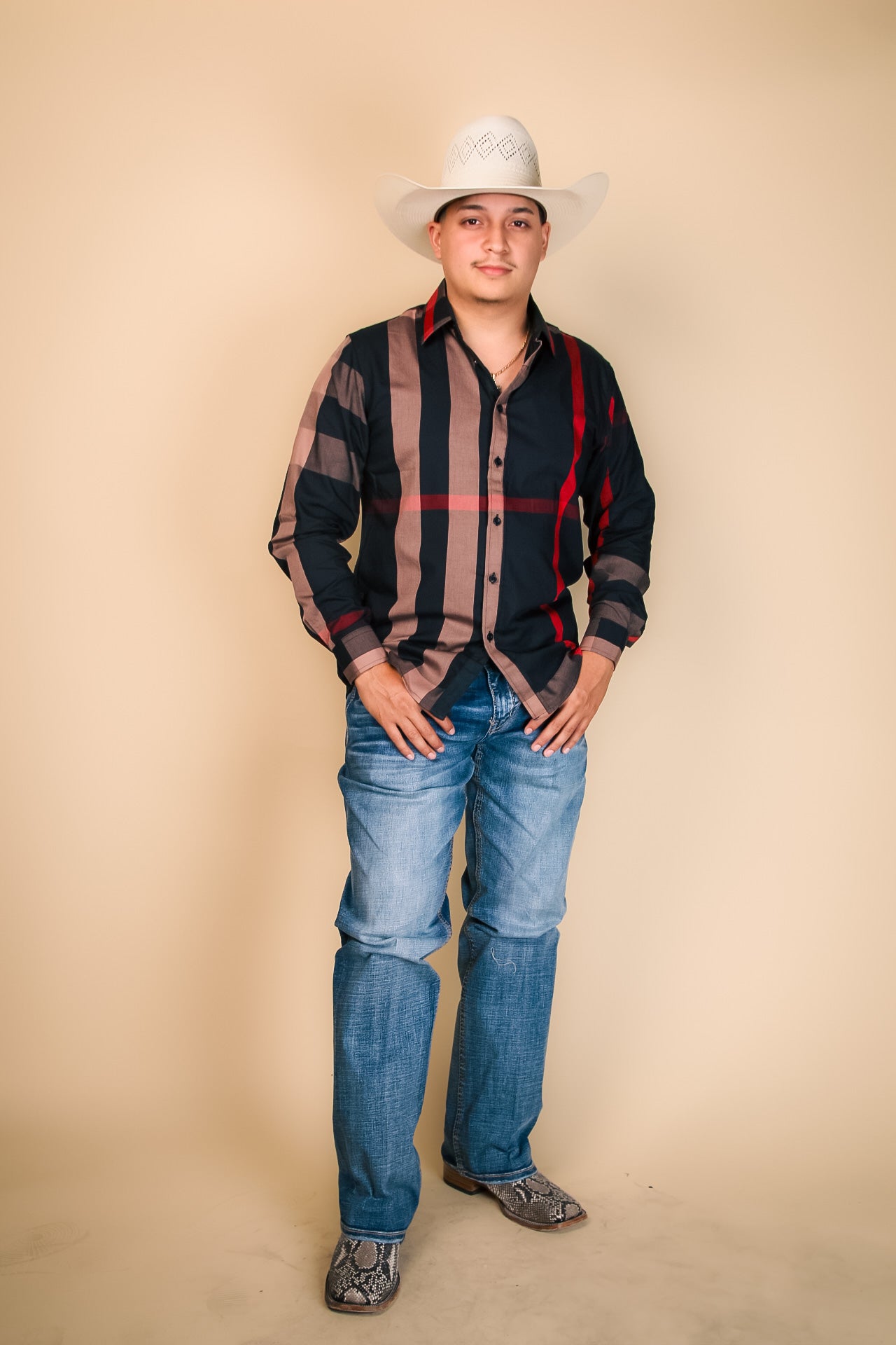 Baldelli Western Long Sleeve Dion Button Up