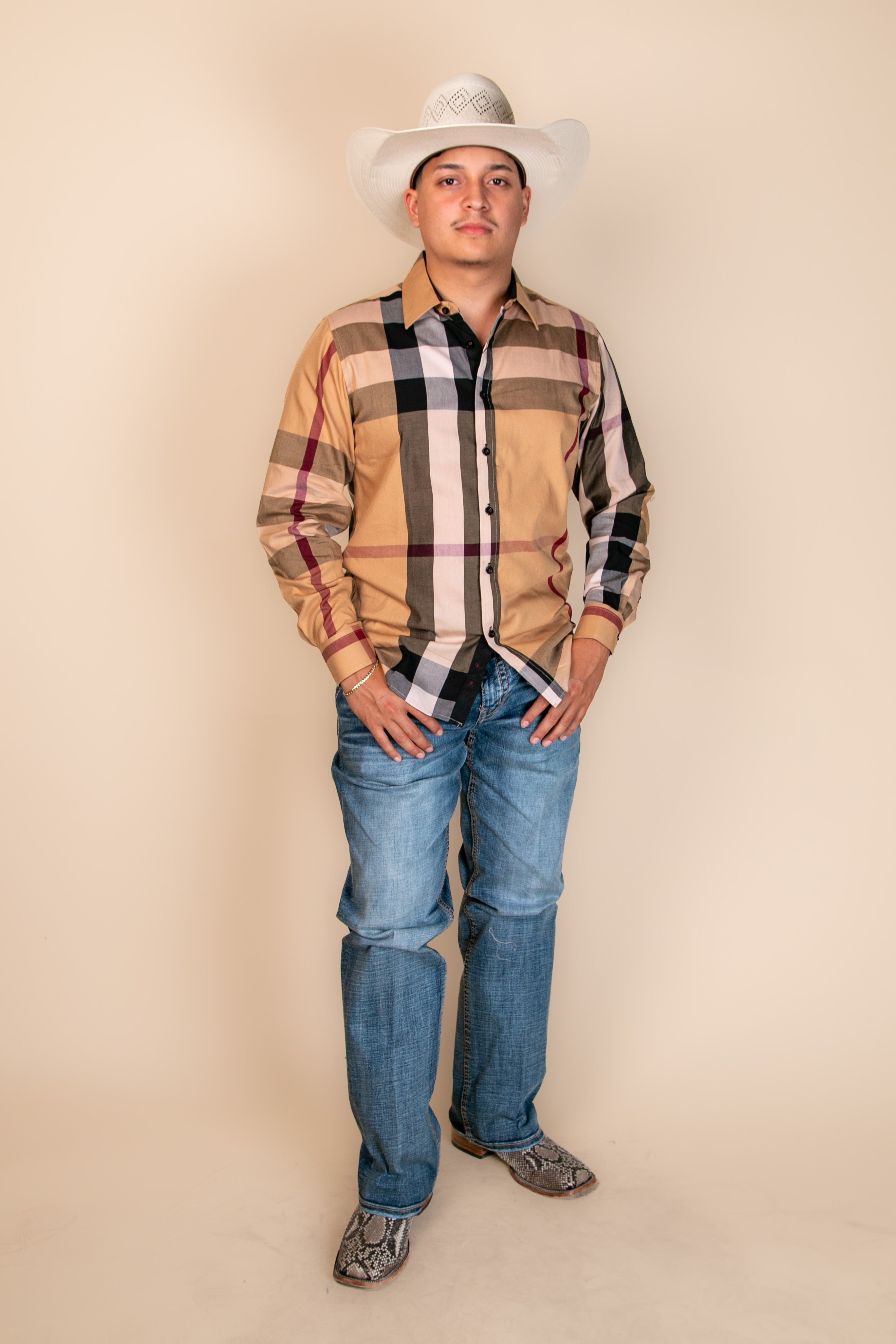 Baldelli Western Long Sleeve Dion Button Up