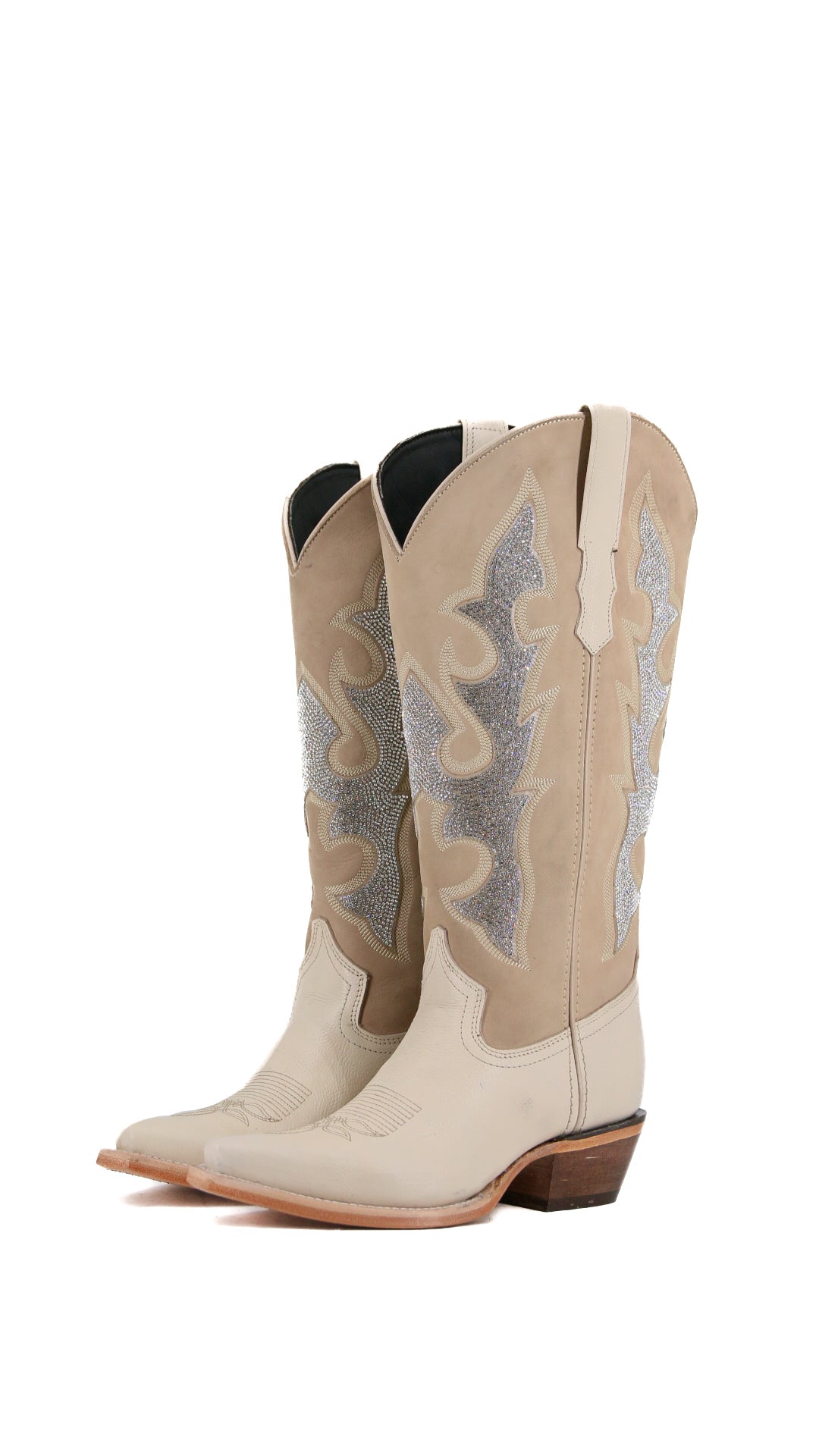 Makayla Snip Toe Midi Wide Calf Cowgirl Boot