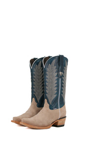 Sierra Roughout Snip Toe Cowgirl Boot