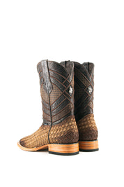 Prescott Serbia Woven Square Toe Cowboy Boot
